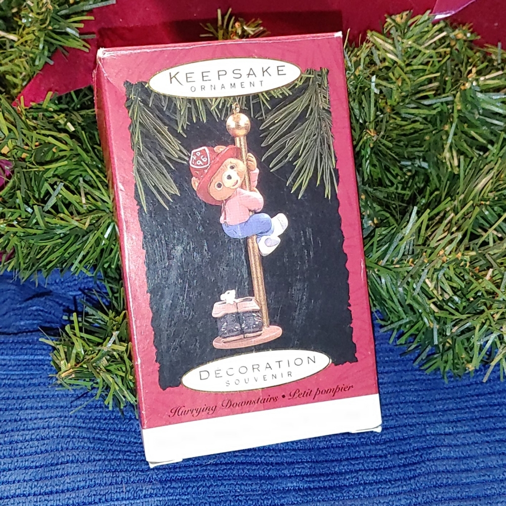 1996 Fireman Ornament Hallmark Keepsake